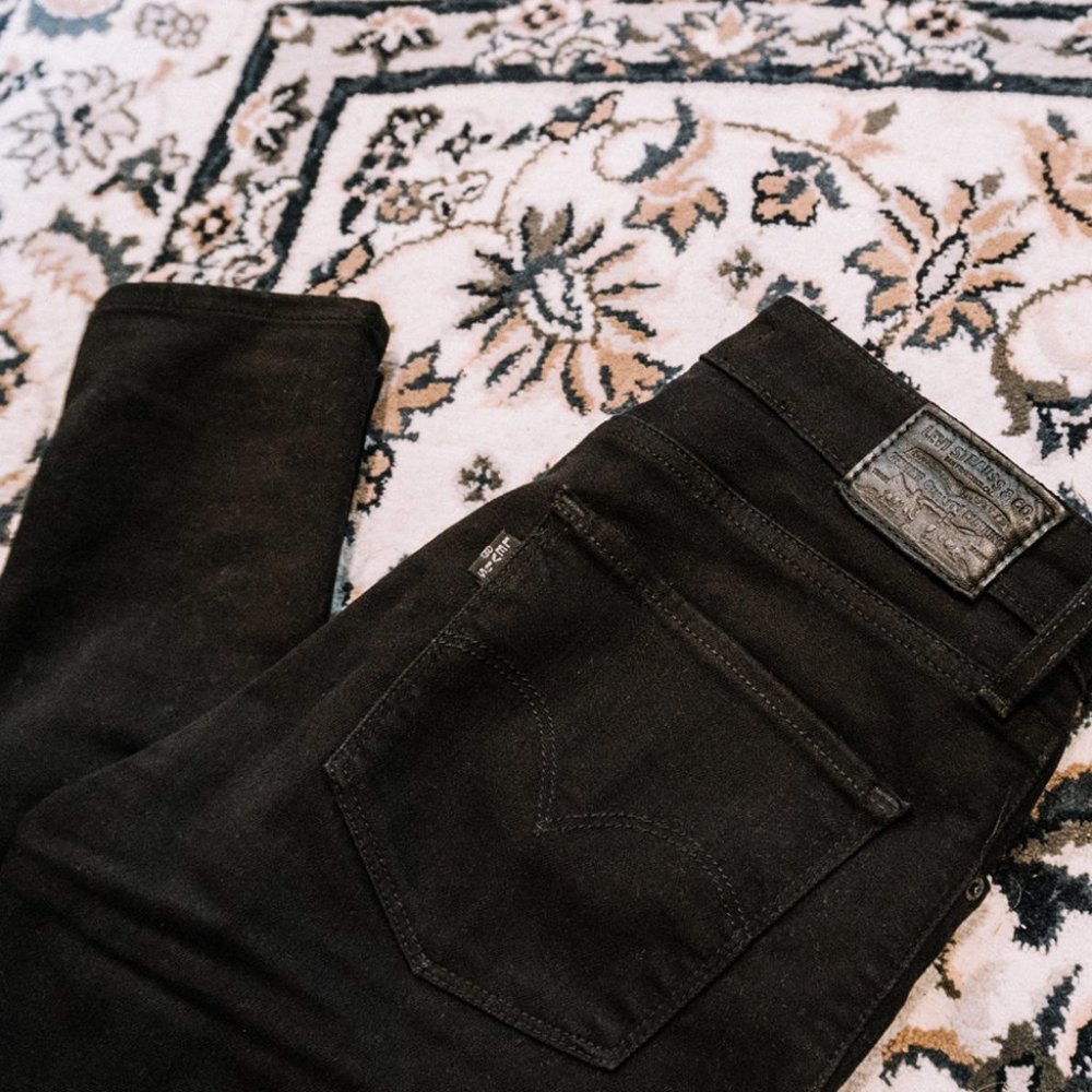 Levi's - 721 High Rise Skinny Jeans, Black